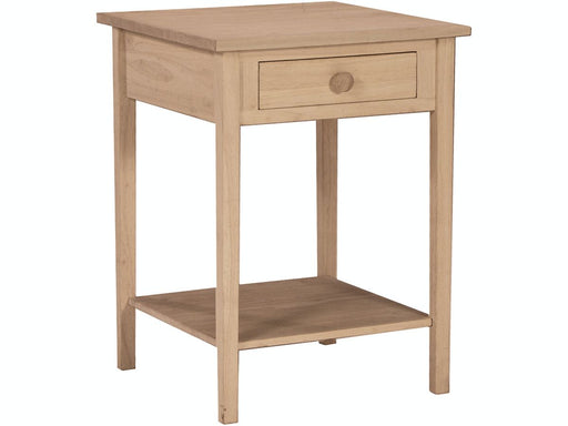 John Thomas Unfinished Bedside Table image