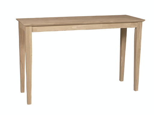 John Thomas Unfinished Shaker Sofa Table image