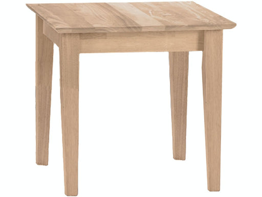 John Thomas Unfinished Shaker End Table image