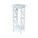John Thomas Home Accents 30'' X Side Plant Stand in White image