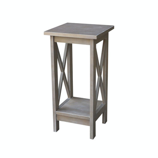 John Thomas Home Accents 24'' X Side Plant Stand in Taupe Gray image