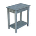 John Thomas Destinations Narrow End Table in Heather Gray image
