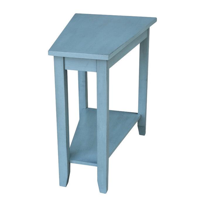 John Thomas Destinations Keystone Accent Table in Ocean Blue image