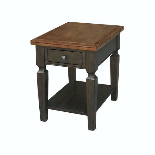 John Thomas Vista End Table in Hickory & Coal image