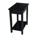 John Thomas Destinations Narrow End Table in Solid Black image
