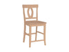 John Thomas Unfinished 24'' Verona Counter Chair image