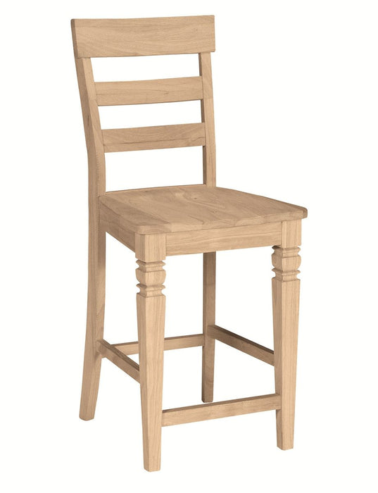 John Thomas Unfinished 30'' Java Stool (Built) image
