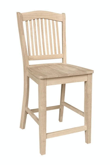 John Thomas Unfinished 24'' Stafford Stool image