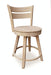 John Thomas Unfinished 24'' Sara Swivel Stool image
