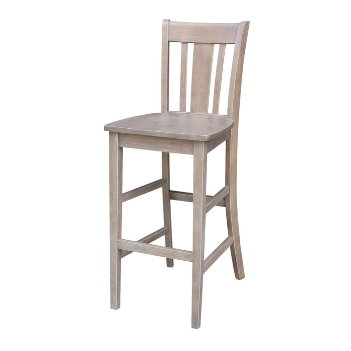 John Thomas Dining Essentials X-Back Stool in Taupe Gray image