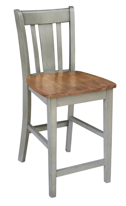 John Thomas Dining Essentials San Remo Stool in Hickory Stone image