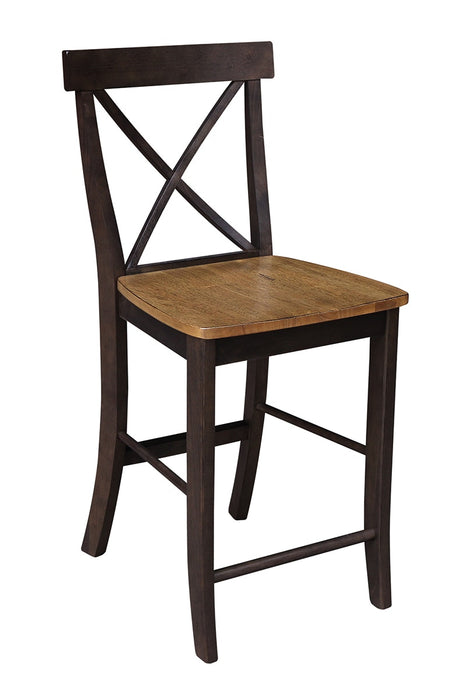 John Thomas Dining Essentials X-Back Stool in Hickory Coal image