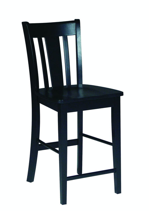 John Thomas Dining Essentials San Remo Stool in Black image