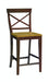 John Thomas Dining Essentials X-Back Stool in Cinnamon & Espresso image