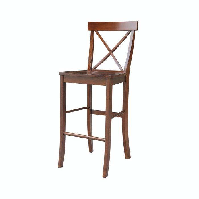 John Thomas Dining Essentials X-Back Stool in Espresso image