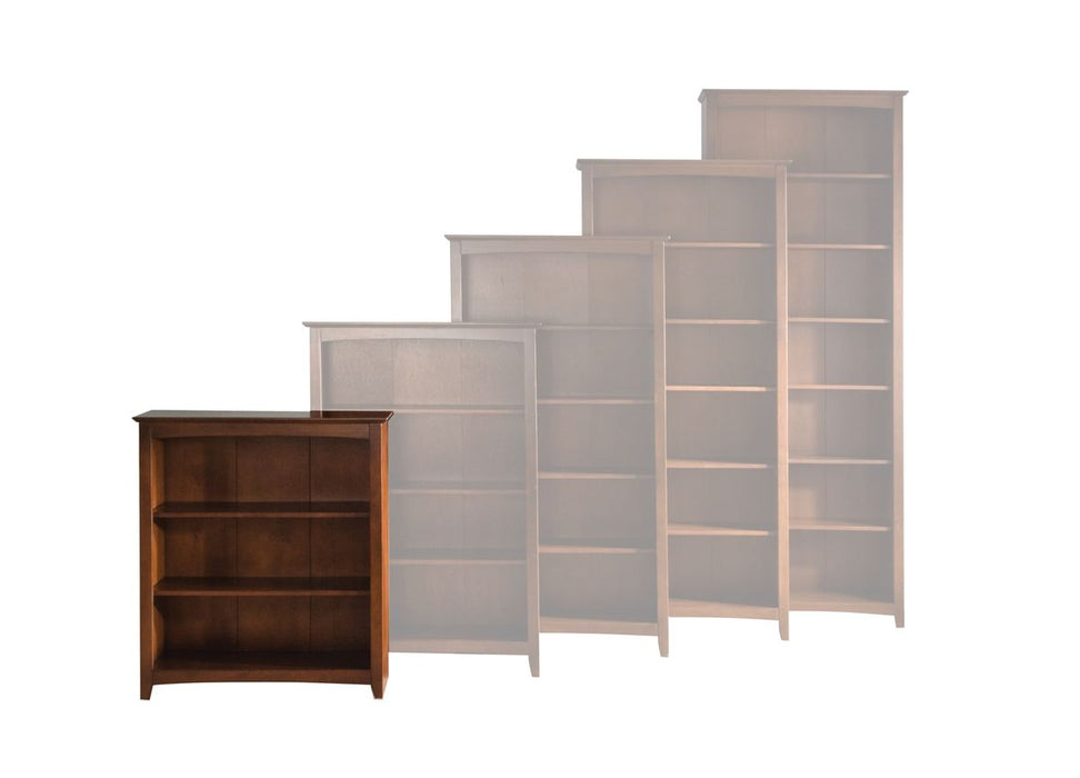 John Thomas Furniture Home Accents Shaker Bookcase in Espresso