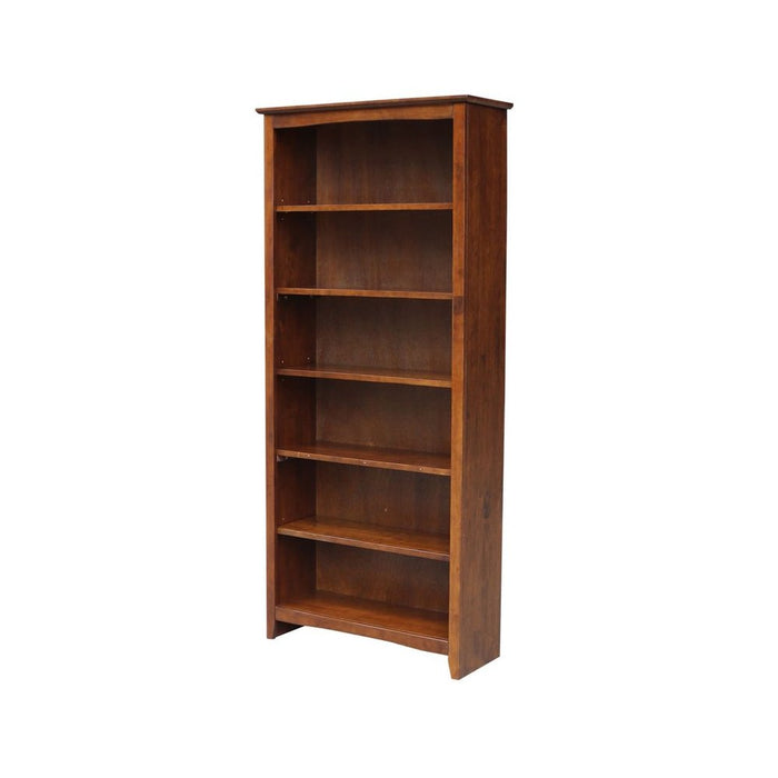 John Thomas Furniture Home Accents Shaker Bookcase in Espresso image