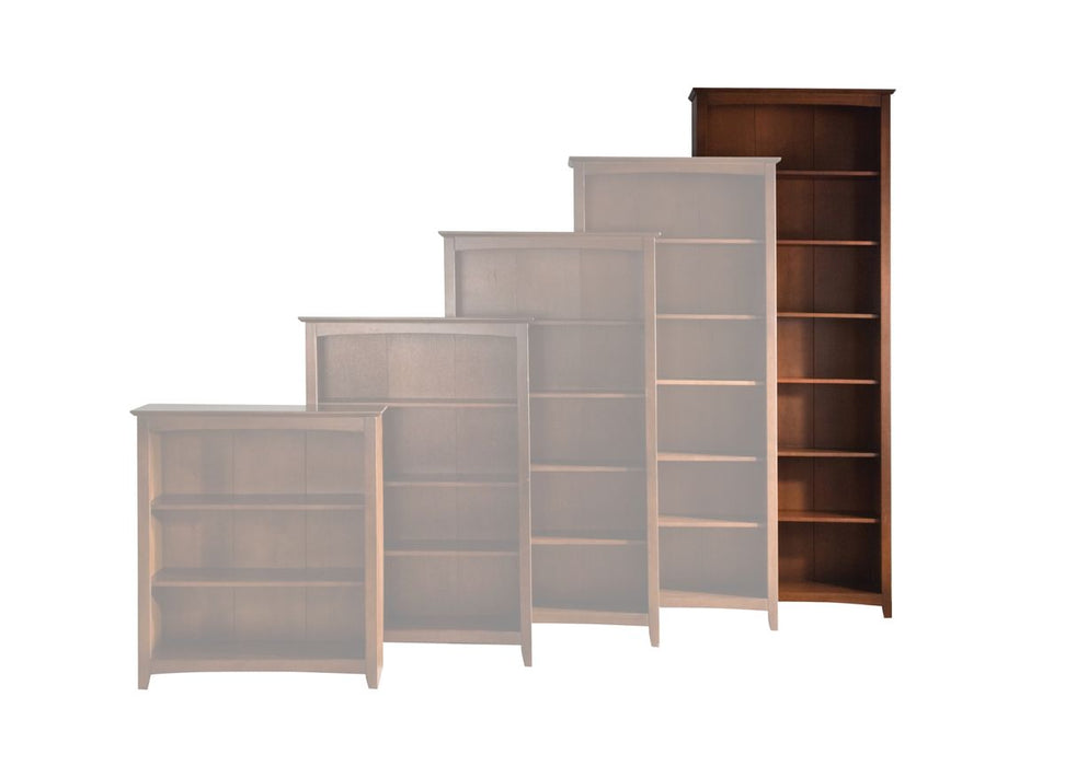 John Thomas Furniture Home Accents Shaker Bookcase in Espresso