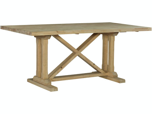 John Thomas Unfinished Alexa Trestle Table and Base image