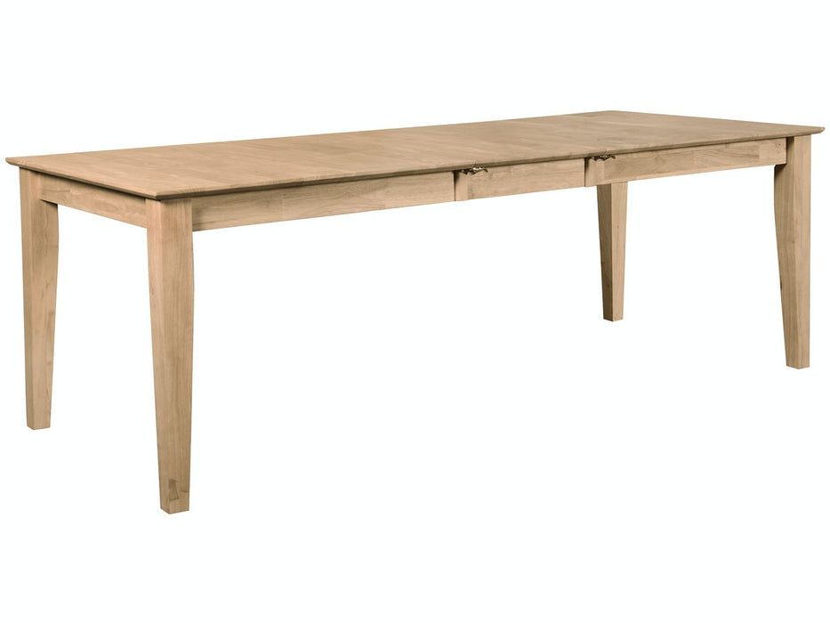 John Thomas Unfinished Shaker Extension Table image