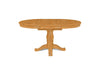 John Thomas Unfinished 42'' Butterfly Leaf table with 8'' Pedestal for Extension Table tops image