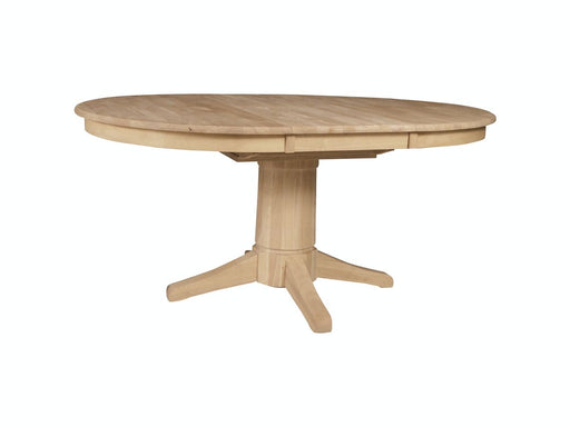 John Thomas Unfinished Butterfly Leaf Pedestal Table (top only) / 10'' Transitional Pedestal image