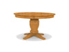 John Thomas Unfinished Round Pedestal Table (top only) / Java Pedestal image