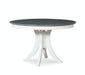 John Thomas Cosmopolitan 30'' H Siena Pedestal Table in Heather Gray & White image