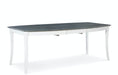 John Thomas Cosmopolitan Salerno Butterfly Extension Table in Heather Gray & White image