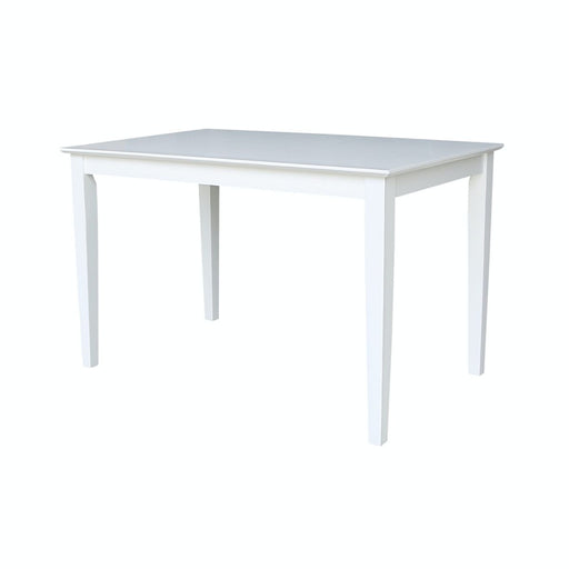 John Thomas Dining Essentials 30X48'' Square Table / 30'' Shaker Legs image