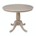 John Thomas Dining Essentials 36'' Pedestal Table in Taupe Gray;T09-30B image