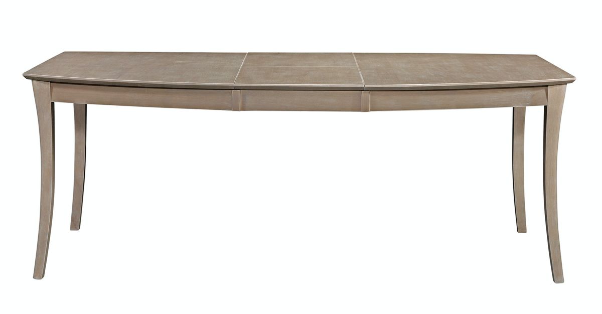 John Thomas Cosmopolitan Salerno Butterfly Extension Table in Taupe Gray image