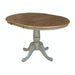 John Thomas Dining Essentials Round Extension Table in Hickory/Stone image