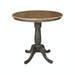John Thomas Dining Essentials 36'' Pedestal Table in Hickory / Coal image