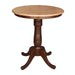 John Thomas Dining Essentials 30'' Pedestal Table in Cinnamon / Espresso image