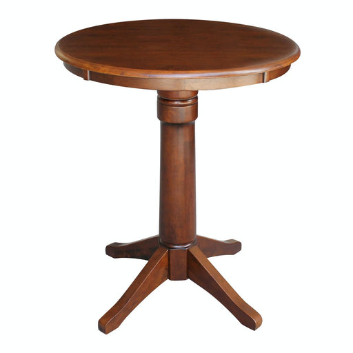 John Thomas Dining Essentials 30'' Pedestal Table in Espresso image