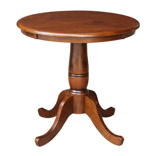 John Thomas Dining Essentials 30'' Pedestal Table in Espresso image