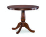 John Thomas Dining Essentials 36'' Pedestal Table in Espresso image