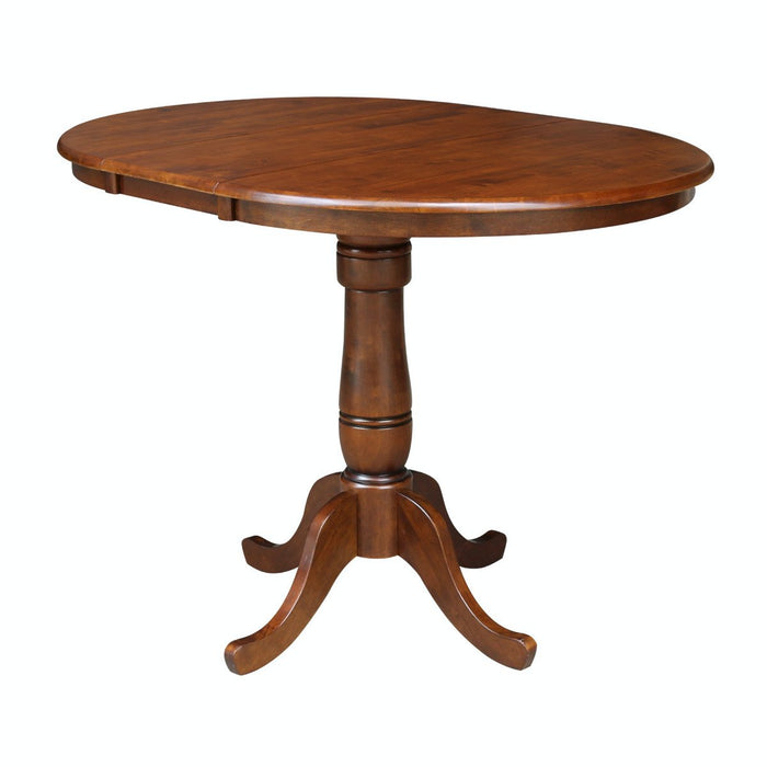 John Thomas Dining Essentials Round Extension Table in Espresso image