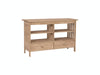 John Thomas Unfinished 48'' Mission Entertainment Stand image