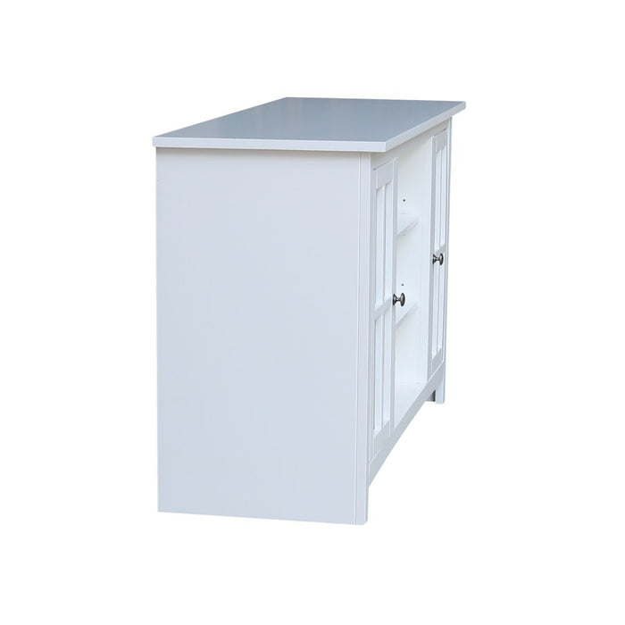 John Thomas Destinations 48'' TV Stand Pure White