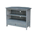 John Thomas Destinations Mission Corner TV Stand Heather Gray image
